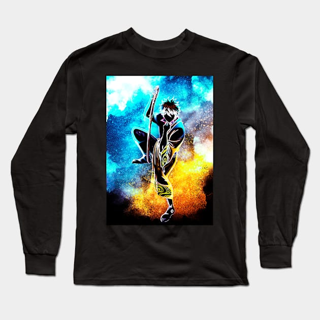 Soul of gintoki saka Long Sleeve T-Shirt by San Creative